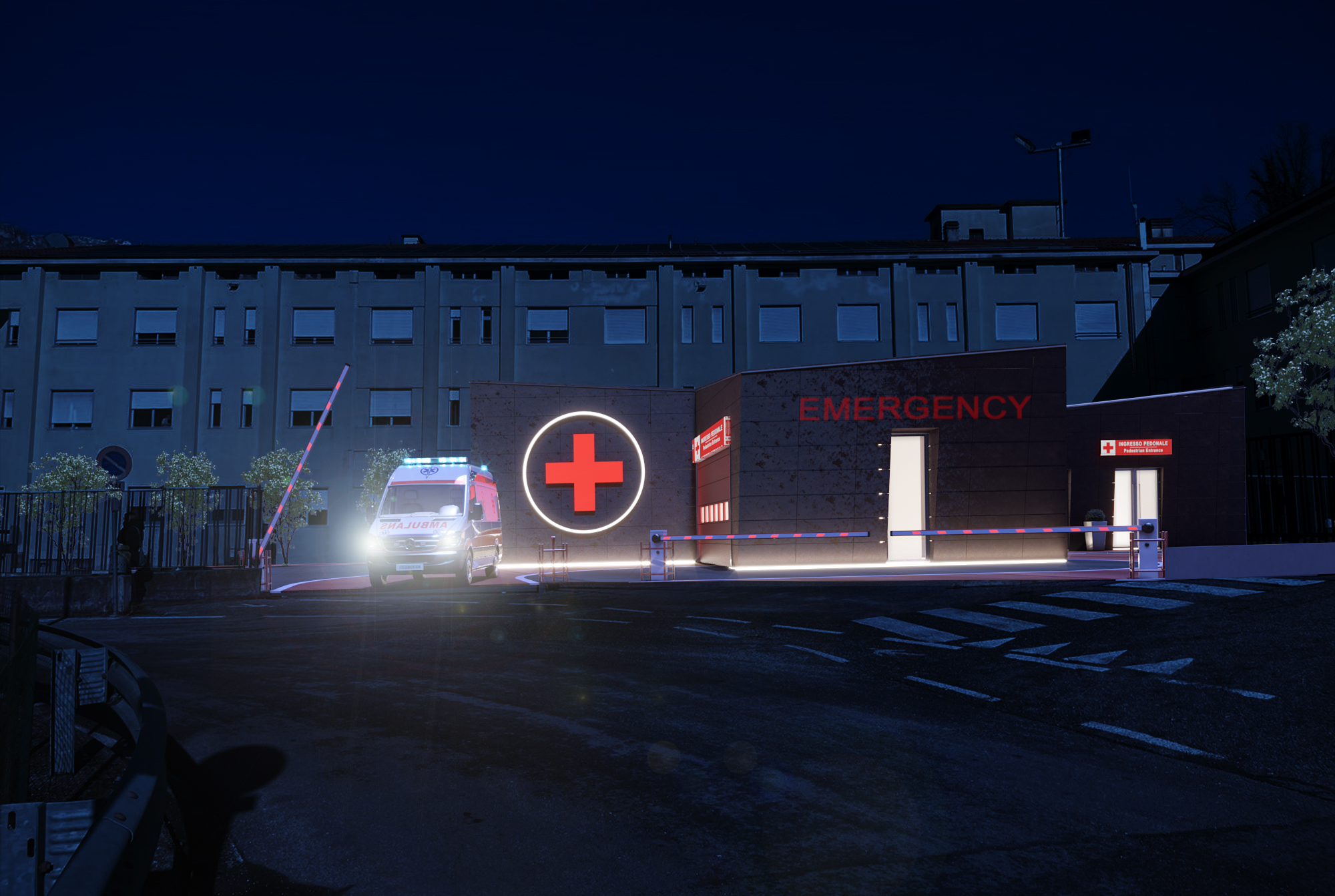 Rendering notturno