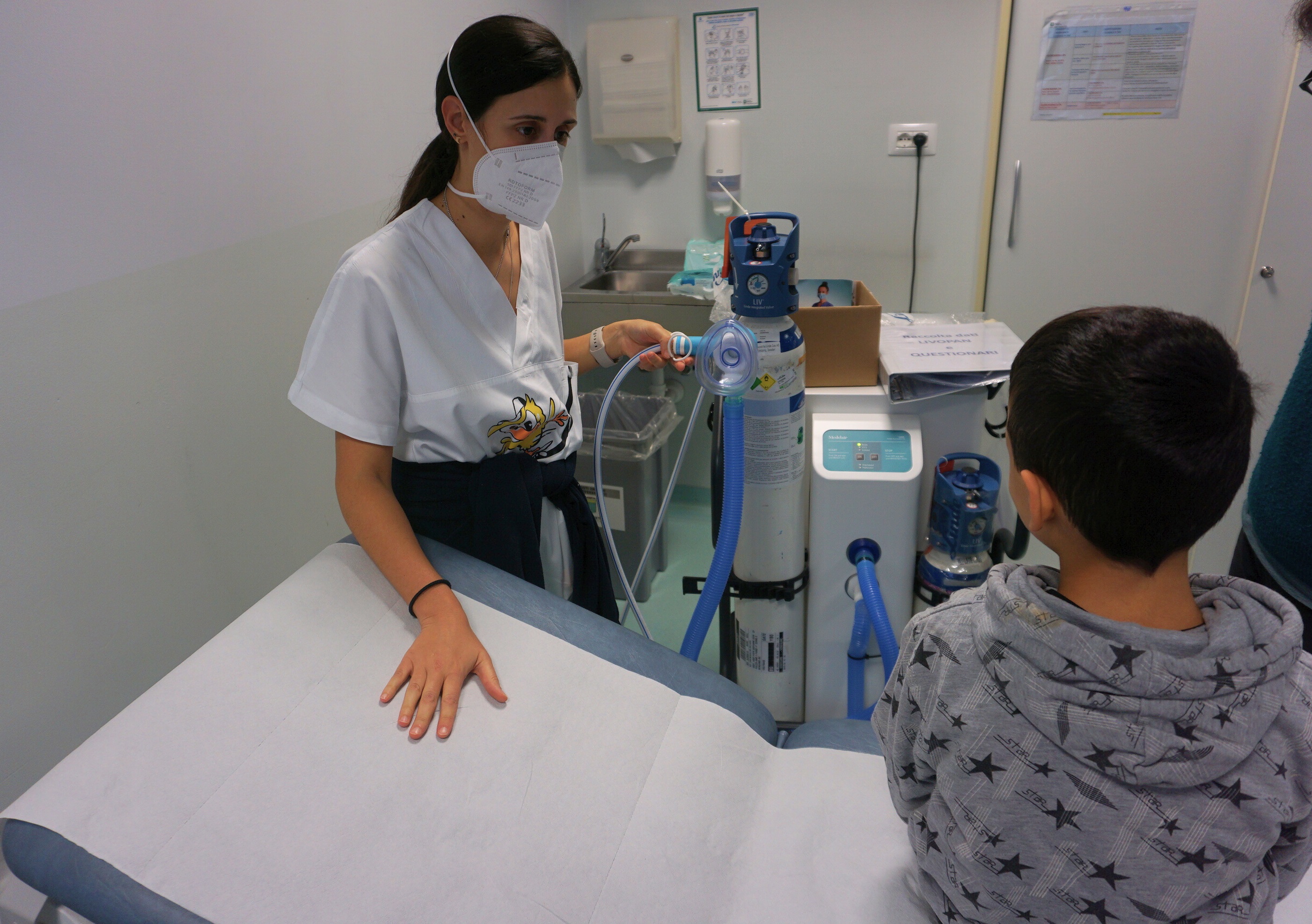 Protossido di azoto in Chirurgia pediatrica