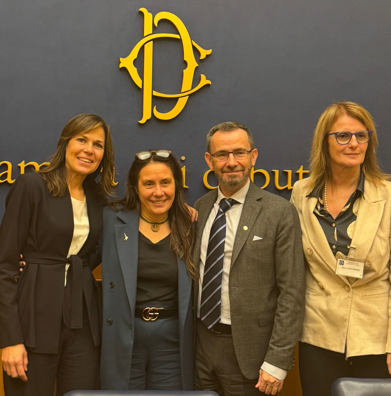 Da sinistra Susanna Berlendis, Alessandra Locatelli, Francesco Locati e Simonetta Cesa