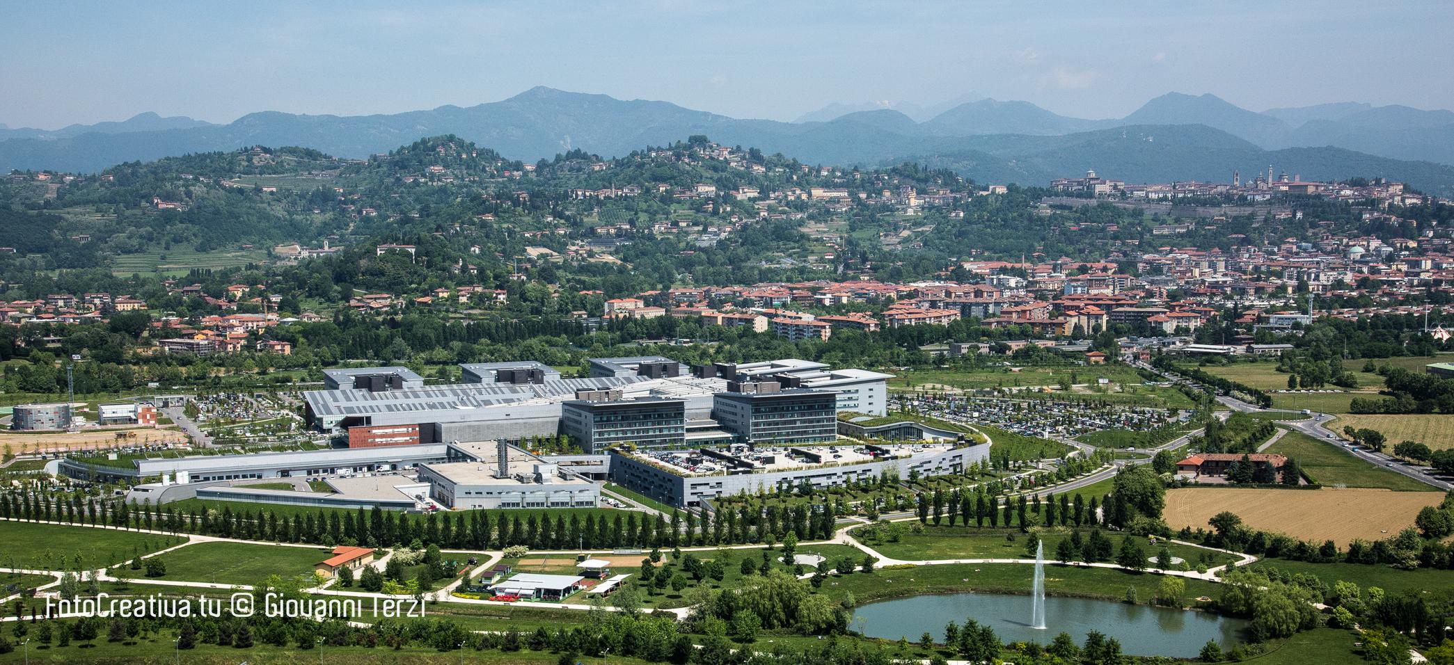 Vista Ospedale Papa Giovanni XXIII